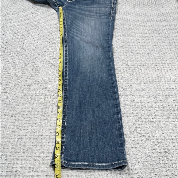 Women’s Ariat Real Riding Jean Whipstitch Bootcut Dresden Size 31R - Picture 13 of 13